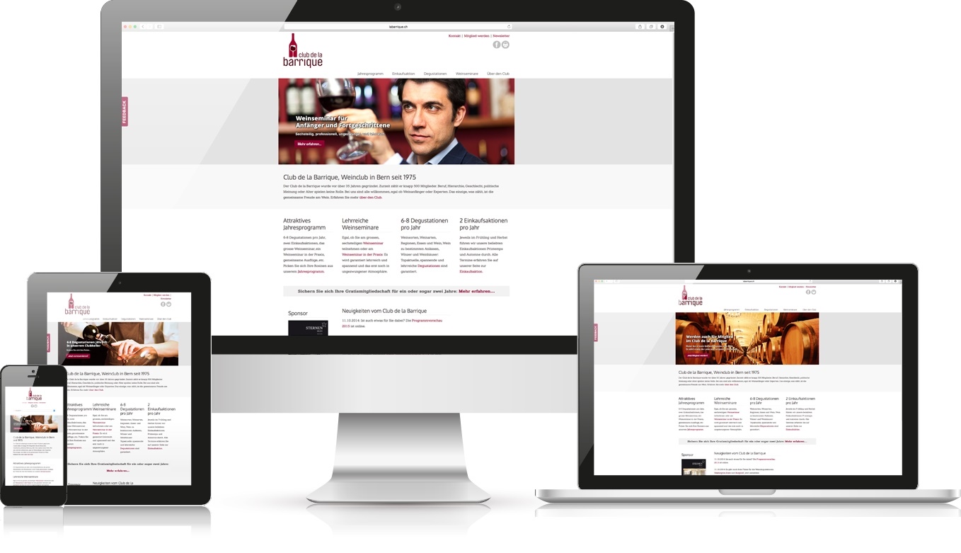 Responsive Webdesign La Barrique