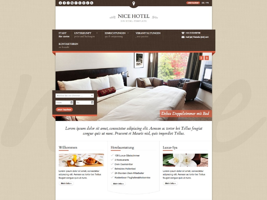 Themes iQual Website NiceHotel Themes iQual Website NiceHotel