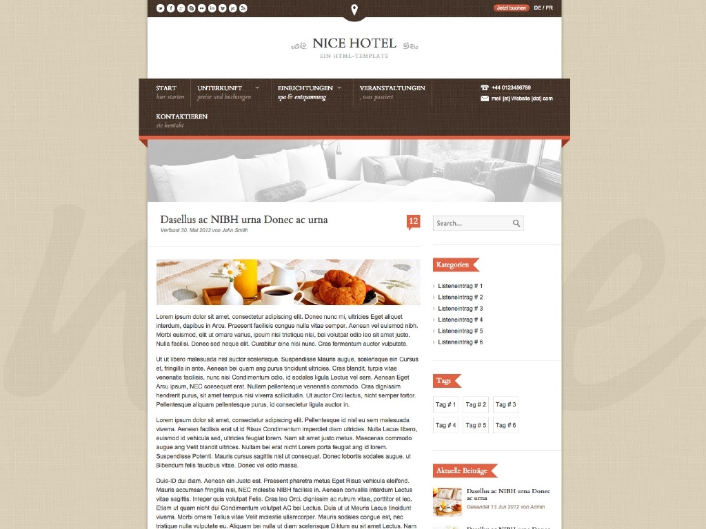 Themes iQual Website NiceHotel2