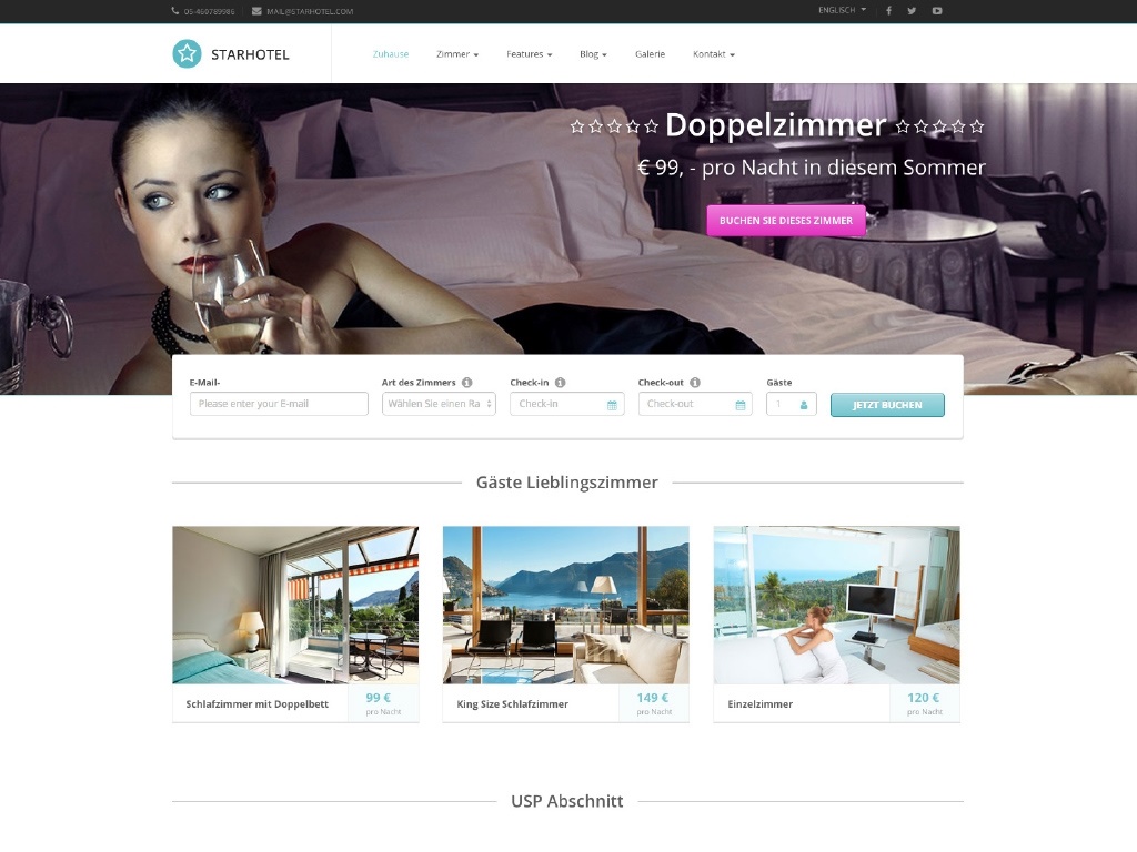 Theme iQual Website Starhotel Theme iQual Website Starhotel