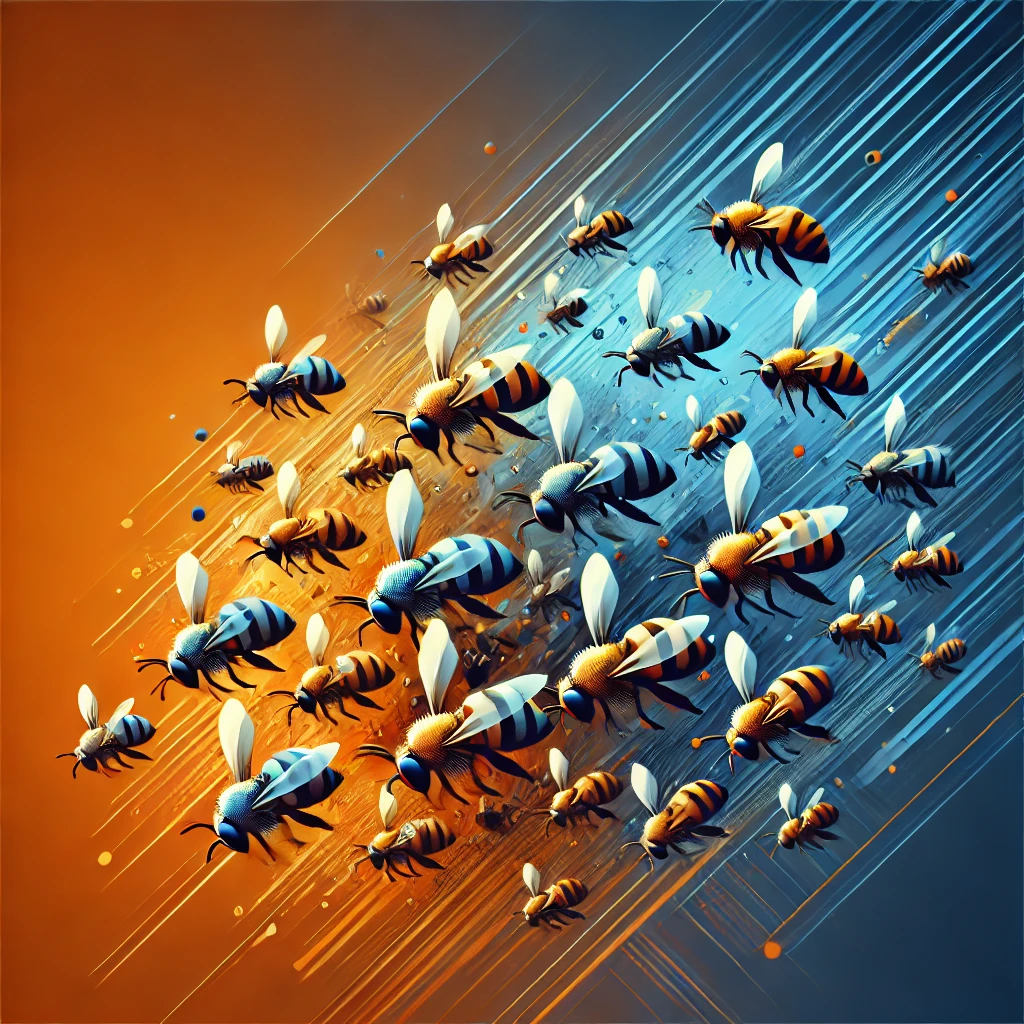 Drupal Bienen Bienenschwarm