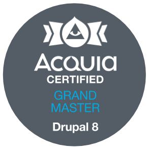 Aqua Certified Grand Master Drupal 8