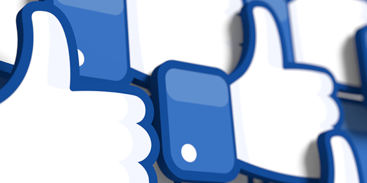 Viele Facebook Daumen nach oben