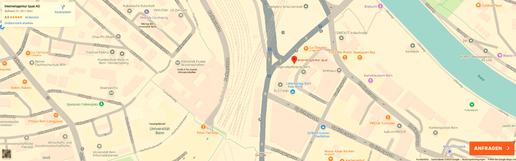 Karte von Google Maps