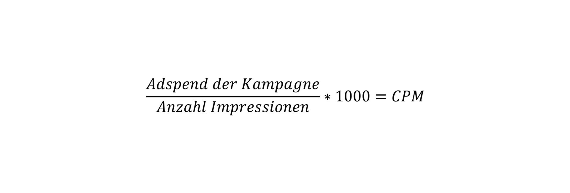 Formel CPM