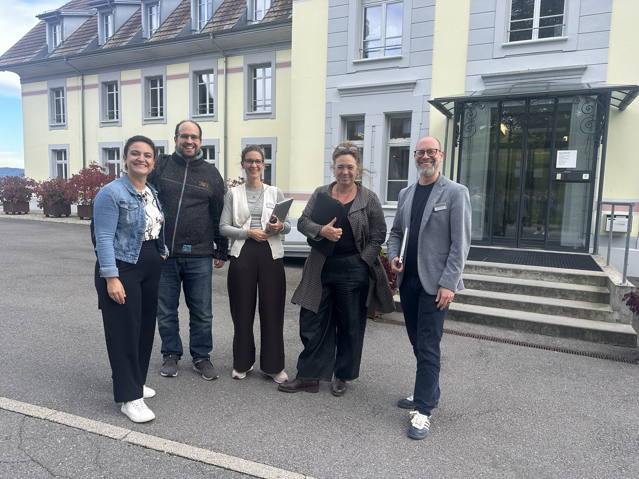 Gruppenbild vom Klinikbesuch Südhang
