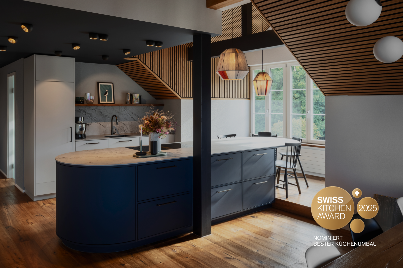 Gewinnerküche des Swiss Kitchen Awards von Hossmann Küchen