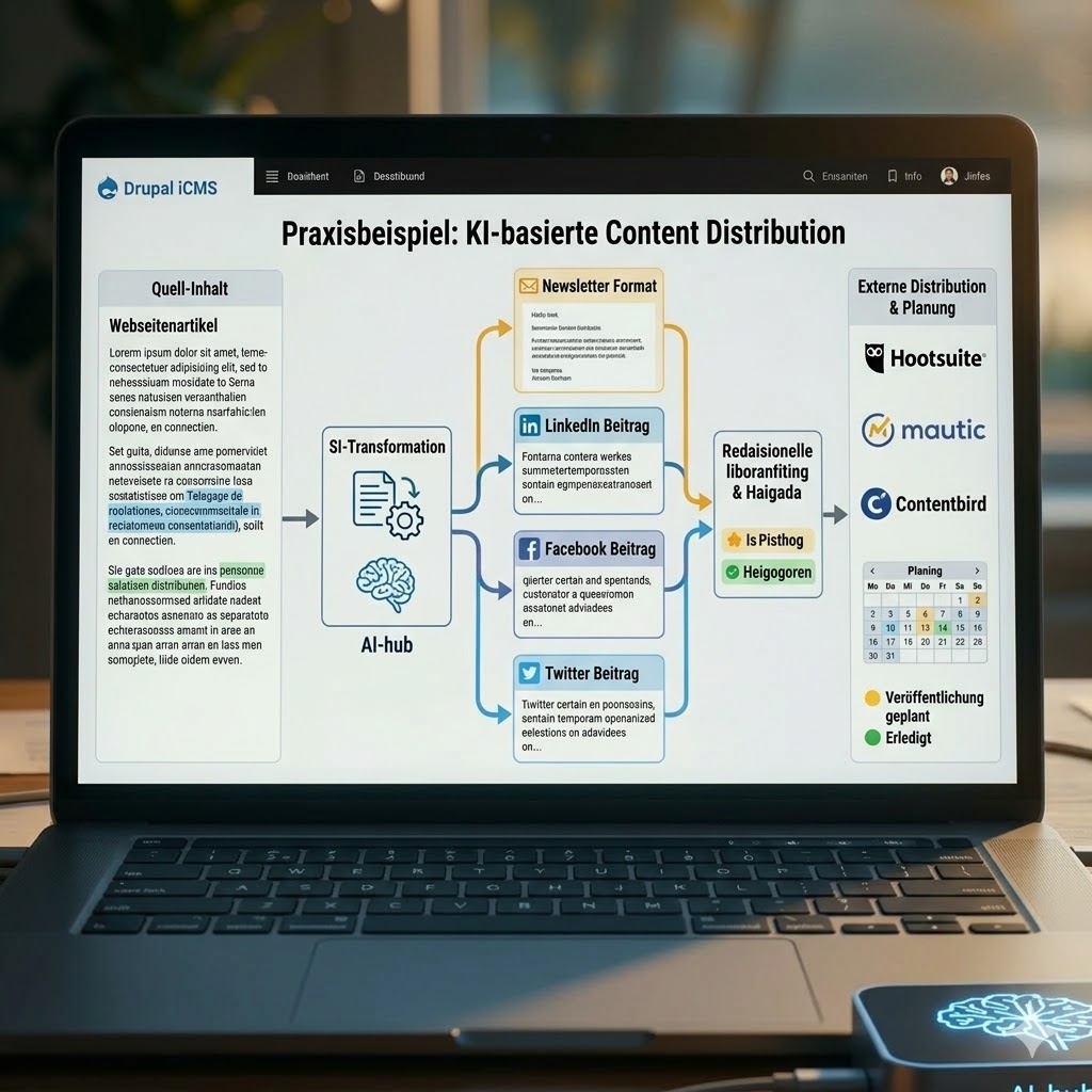 Praxisbeispiel: KI-basierte Content Distribution