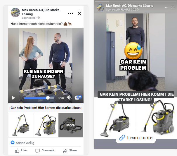 Max Urech Social Media Ads
