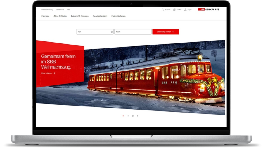 Weihnachtszug der SBB