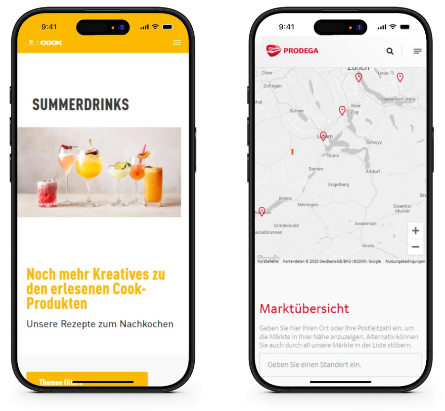 Rezepte von Cook und Marktübersicht von Prodega Marktübersicht der Prodega