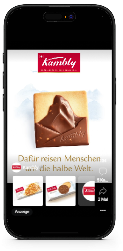 Screenshot Video Ad, Kambly