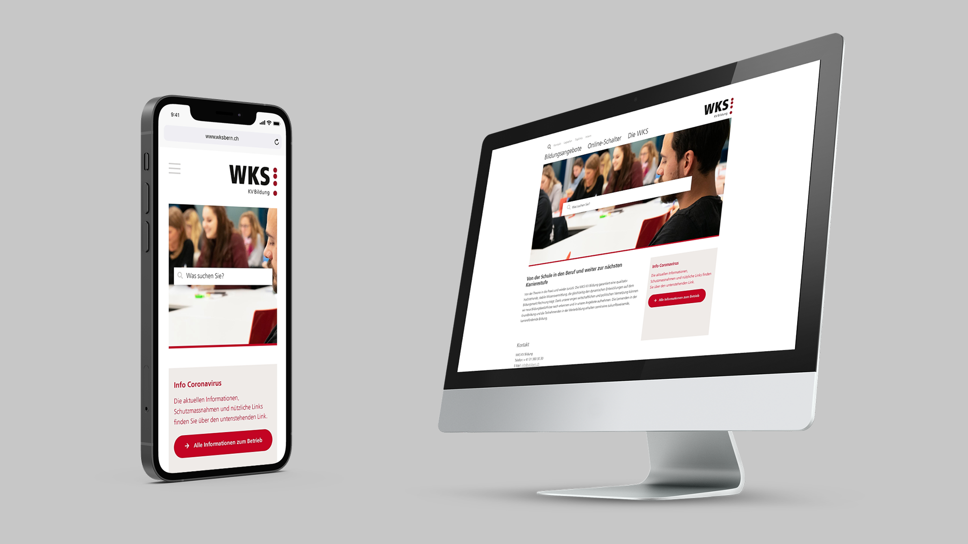 WKS KV Bildung AG: Webseite Relaunch 